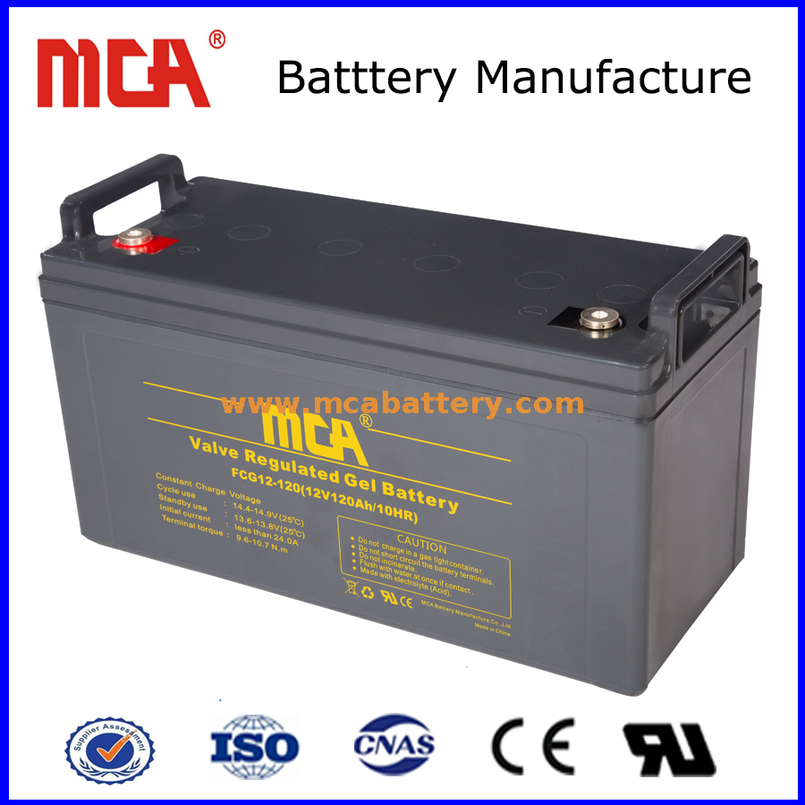 Batteria Agm 12v 120ah Gel per Inverter
